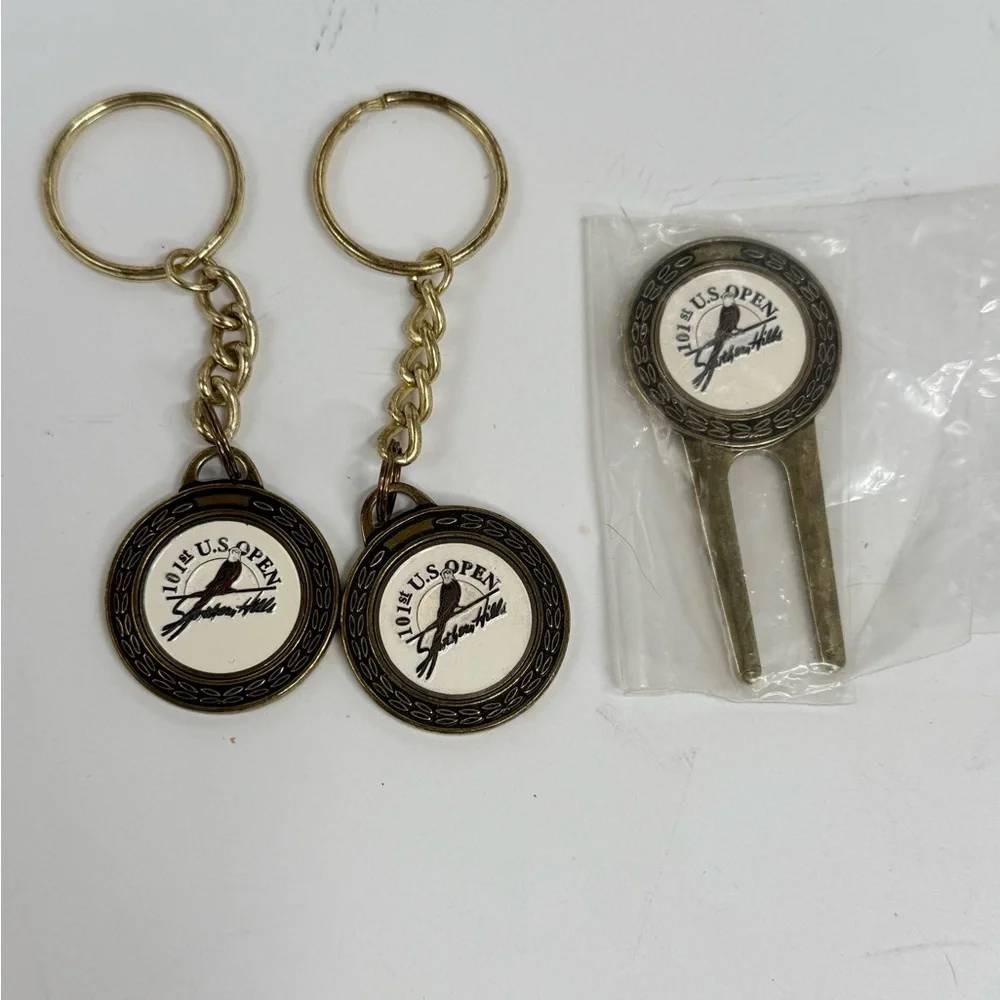 U.S Open Championship 2001 Southern Hills Country Club key chains Divot Tool Set